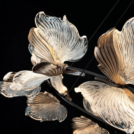 Подвесная люстра светодиодная с пультом с регулировкой цветовой температуры Modelux MODELUX ML.2412.600 BK