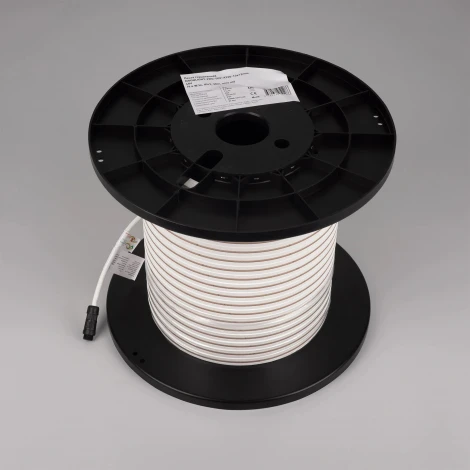 Светодиодная лента герметичная MOONLIGHT-PRO-TOP-X320-13x12mm 48V White6000 (9.6 W/m, IP67, 30m, wire x2) (Arlight, Вывод боковой) 061056