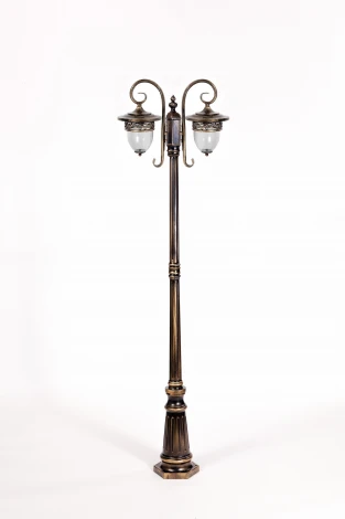 Наземный фонарь Oasis Light KRAKOV 1 L 87209LA/18L Gb (220V, фонарь, под старину, IP44)