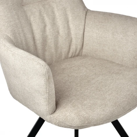 Комплект из 2-х стульев Bradexhome Grant латте шенилл на поворотном механизме