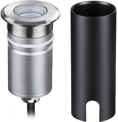 Встраиваемый грунтовый светильник Odeon Light Ingro 6660/1GL NATURE черный/металл IP67 LED 3W 4000K 12V/24V