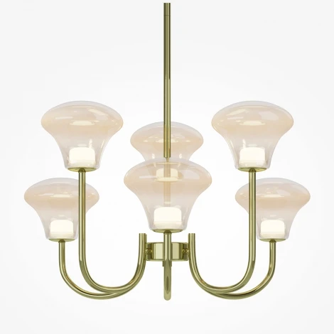 Потолочная люстра на штанге светодиодная Maytoni Dynasty MOD402PL-L20BS3K (220V)