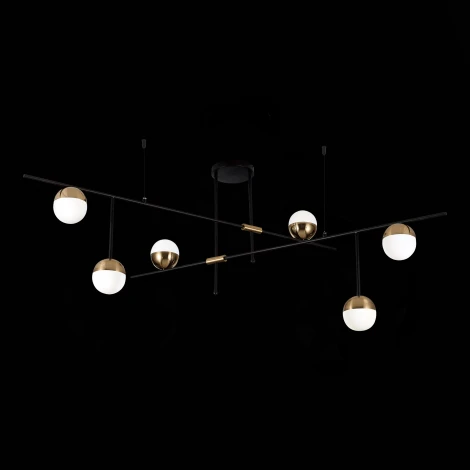 Потолочная люстра на штанге ST Luce Albero SL1507.422.06 (220V, на тросе, шарики)