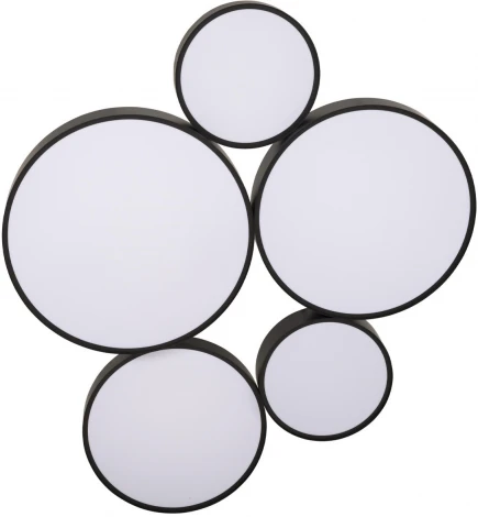 Потолочные светильники Loft It Drum 10218 Black (LED, 220V, круглые)