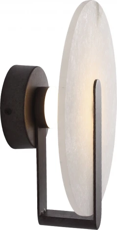 Настенный светильник ST Luce Montre SL1195.701.01 патинированный металл/алебастр LED 1*5W 3000K (220V, круглые)