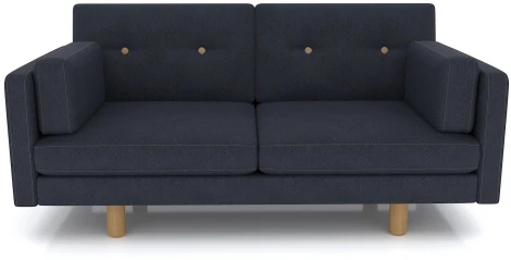 Диван Arsko Ингвар М антрацитовый велюр