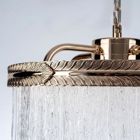 Подвесная люстра светодиодная с пультом Modelux ML.9542.500 GD