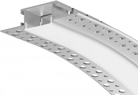 Алюминиевый профиль встраиваемый с вертикальным изгибом ALM-6214TB-S-2M Maytoni 636005