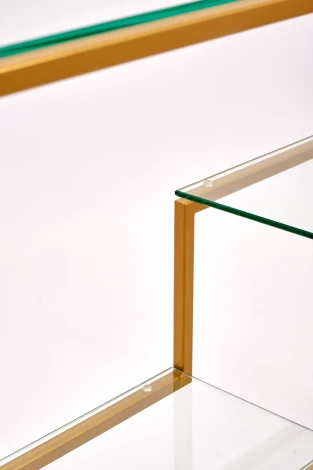 Консольный стол AllConsoles 1012-CG clear золотой