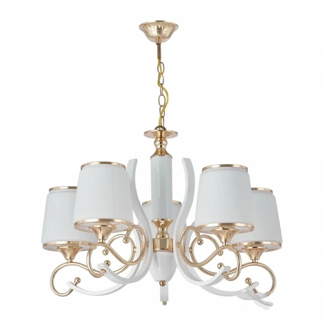Подвесная люстра Arte Milano Florentia-3857 303857/5 Wh/Gd (220V, на цепи)
