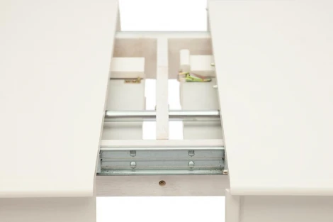 Стол раскладной Siena ( SA-T6EX2L ) ivory white (слоновая кость 2-5) (дерево гевея/мдф)