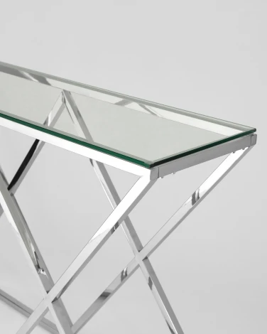 Консоль Stool Group ИНСИГНИЯ 115*30 серебро УТ000001502