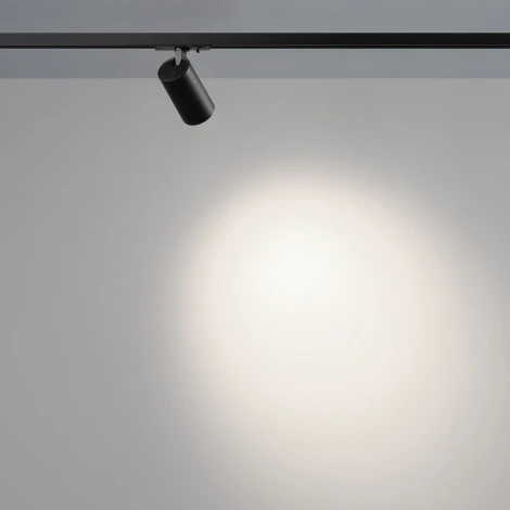 Трековый светильник однофазный светодиодный Novotech Selene 359907 черный трехжильный LED 10W 220V 4000К