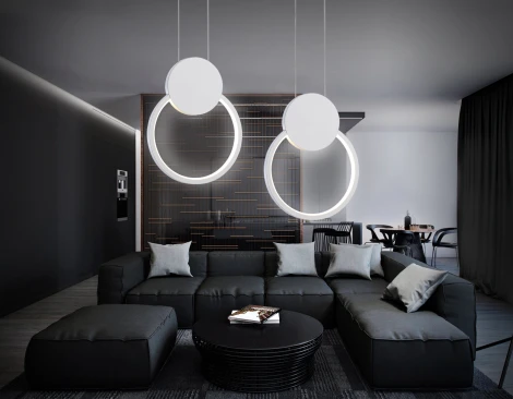 Подвесной светильник Ambrella COMFORT FL5251 (LED, 220V, на тросе)