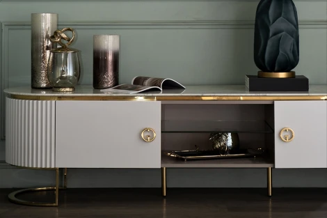 Тумба под TV LUCIANO 200*47*52см Garda Decor арт.77IP-GD010-TV