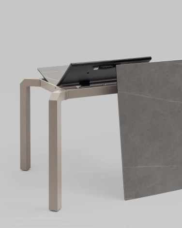 Стол обеденный Stool Group Varden раскладной 160-220*90 см керамика серый арт.УТ000040850