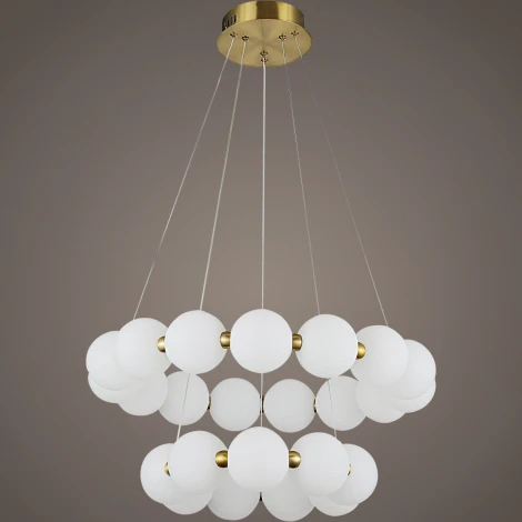 Подвесной светильник светодиодный с пультом Reluce 31330-0.4-6+4 (регулировка яркости, 220V, на тросе)