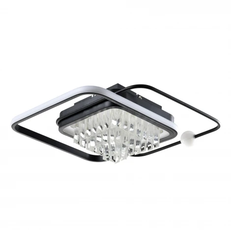 Потолочный светильник светодиодный хрустальный с пультом с регулировкой цветовой температуры LED4U LED4U L8022-450 BK