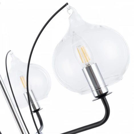 Потолочная люстра на штанге Arte Milano Napoli-321007 321007/3 BK.CR (220V, свеча)