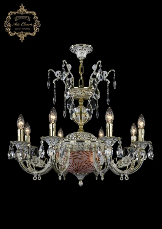 Подвесная люстра Art Classic 31.22 31.22.8.KR175SP.250IT.GW.Sp.Amber.White.1A