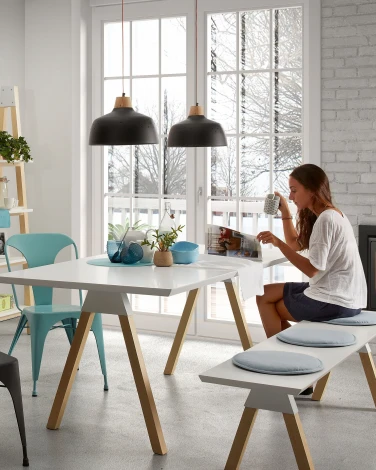 Обеденный стул La Forma (ex Julia Grup) Malira (Графит,Черный/ Металл,Сталь)