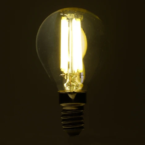 Лампа светодиодная филамент G45 шар 8W 175-265V E14 4000К Feron LB-1708 51260