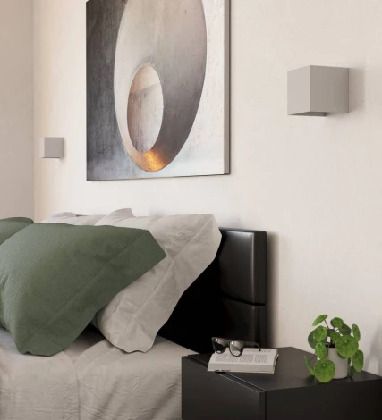 Светодиодный настенный светильник Eglo Valmontone 901051 2X1,5W(LED), алюминий, белый, стекло, прозрачный