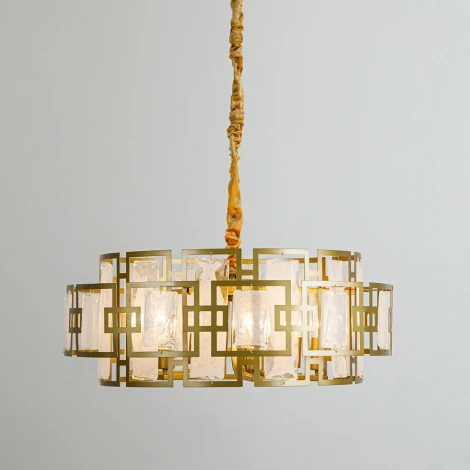 Подвесная люстра Arte Lamp Blake A4087SP-6SG (220V, на цепи, круглые)