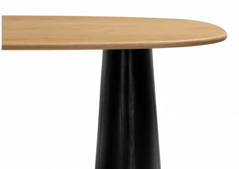 Кухонный стол Woodville (МДФ,Шпон/Черный) арт.15896