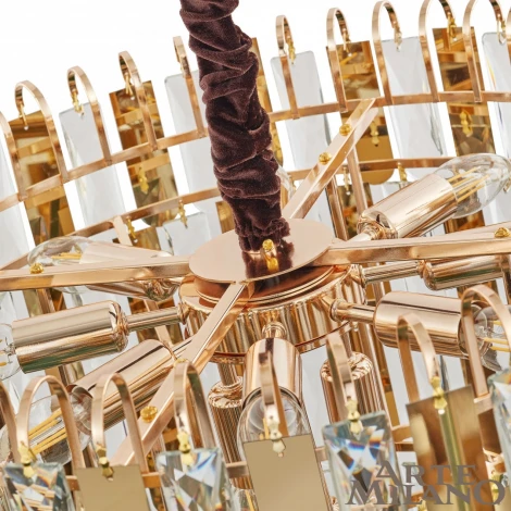 Подвесная люстра Arte Milano 25388.D600.H520.E14.11 G (220V, на цепи)