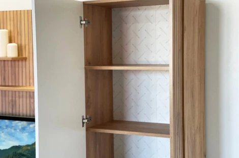 Моди Шкаф двухдверный, цвет дуб крафт золотой/белое дерево Mebelson (арт.MGM-02.2563)