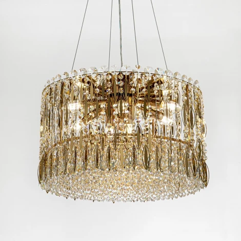 Подвесная люстра хрустальная Modelux MODELUX ML.315.9 GD