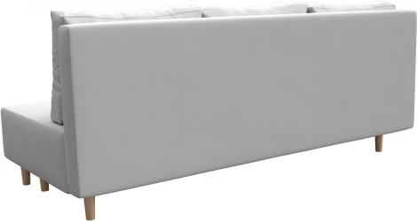 Диван прямой Лига-033 (Белый/Экокожа) Лига Диванов арт.121096