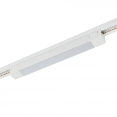 Трековый однофазный светодиодный светильник 16W 220V MyFar Лайнс MT0110-16W3K-W