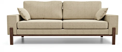 Диван Arsko прямой Хангель рогожка бежевая