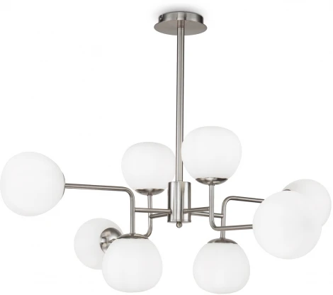Потолочная люстра Maytoni Erich MOD221-PL-08-N (220V, шарики, молекулы)