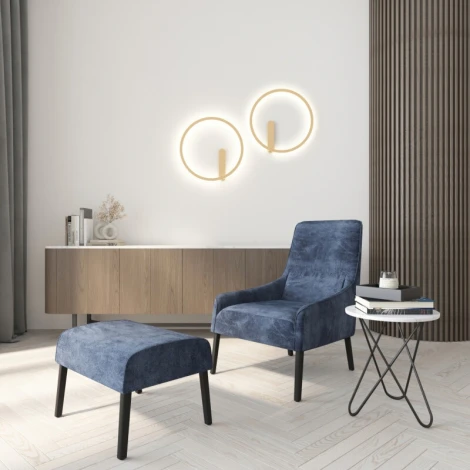 Настенный светильник светодиодный Denkirs Round DK5035-SG (220V)