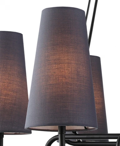 Подвесная люстра Lumien Hall Сиринга 4006/6P-BK-GR-BL