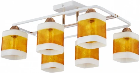 Потолочная люстра на штанге Arte Milano AMALFI 322008/6 WH+FG