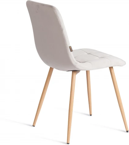 Стул CHILLY (mod. JSC-220) / 1 шт. в упаковке Tetchair (Велюр,Металл /Серый) арт.24970