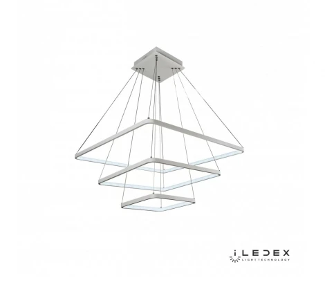 Подвесной светильник iLedex Venus 8153-700+500+300-D-T WH (220V, пульт управления, на тросе)
