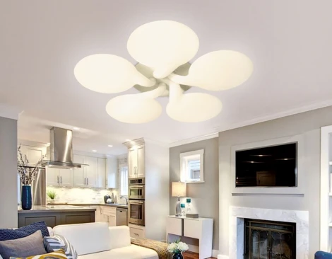 Потолочная люстра Ambrella Orbital Cloud FC24/5WH 180W D760