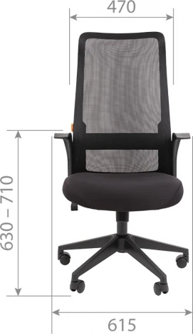 Компьютерное кресло CHAIRMAN 573 (Пластик,Ткань,Сетка/Синий)