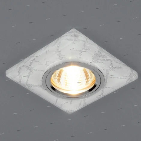 Встраиваемый точечный светильник Elektrostandard 8361-8371 8361 MR16 WH/SL белый/серебро