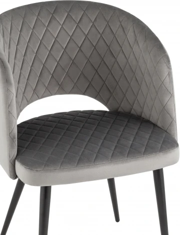 Стул-кресло Stool Group Дарелл велюр серый УТ000035301