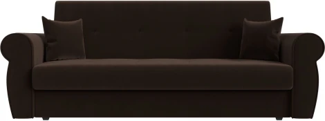 Диван-книжка Лига-019 (Коричневый/Микровельвет) Лига Диванов арт.118359