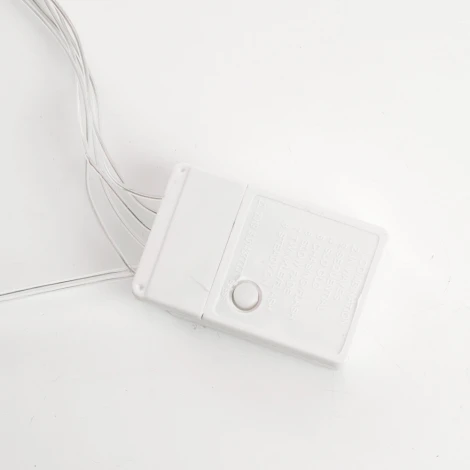 Светодиодная гирлянда Feron CL25 48608 занавес Звездочки 2*1м + 3м 220V 5000K, статичная, c питанием от сети, прозрачный шнур