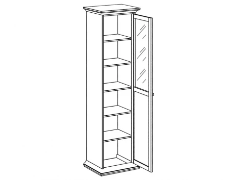 Шкаф однодверный ОГОГО Обстановочка! 331344 (ЛДСП/Дуб сонома)