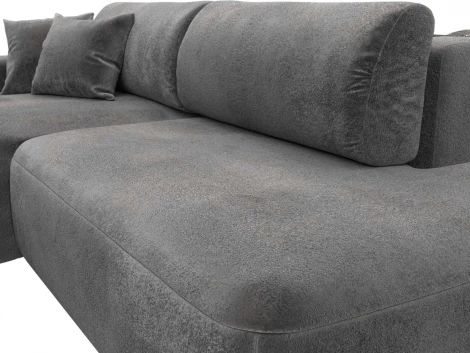 Диван угловой Лига-036 НПБ Модерн левый угол Лига Диванов (Велюр) арт.127777L