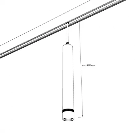 Трековый светильник магнитный 8V 48W RAUMBERG MGZOOMBk 3000K (LED)